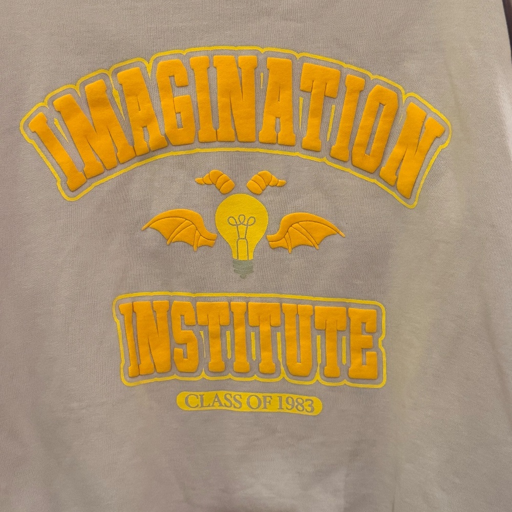 the Lost Bros lavender figment imagination institue epcot sweatshirt large L - Picture 4 of 5